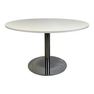 CaféMatbord EFG VitKrom ø120