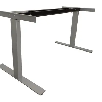 Elskrivbord Linak GråSvart 140-160×70-80 (2)