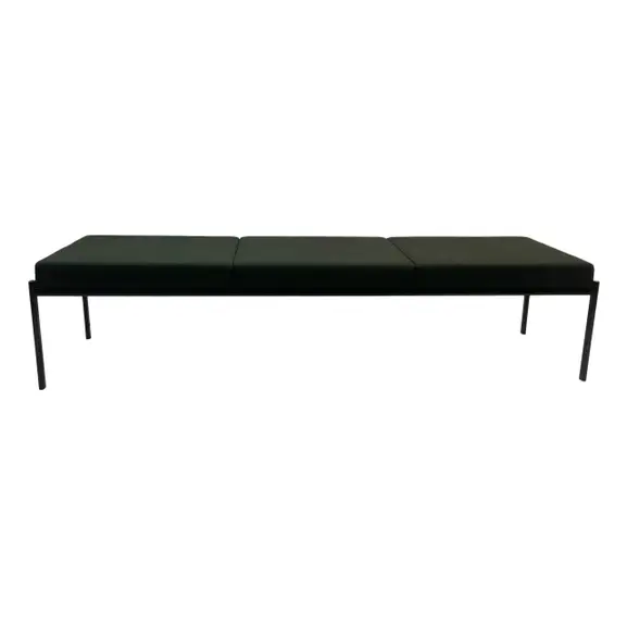 Sittbänk Artek Kiki Bench 3-Sits MörkgrönSvart (2)