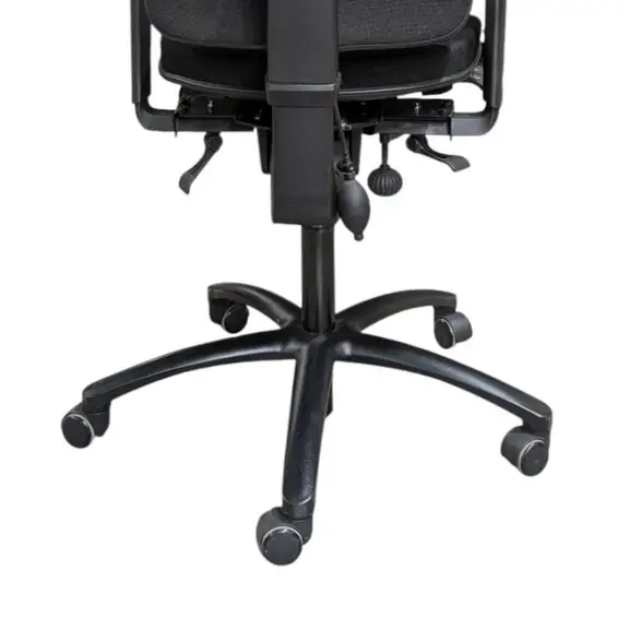 Kontorsstol Höganäs Plus 381 Svart (3)