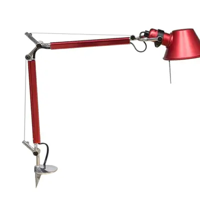 Skrivbordslampa Artemide Tolomeo Röd (2)