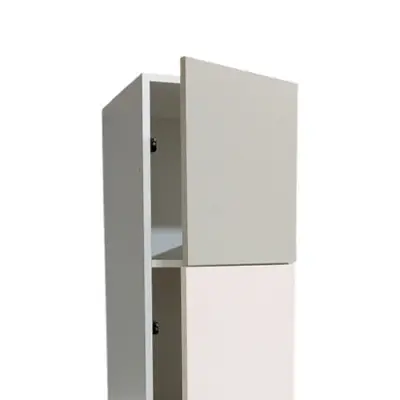 Förvaring Martela The Wall med Flexlock GråRosaEk (1)