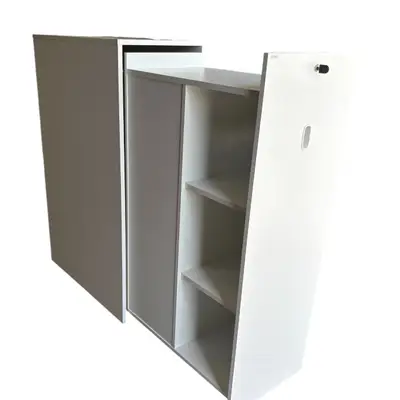 Towerförvaring Edsbyn Dubbelsidig 3xA4 Vit (4)