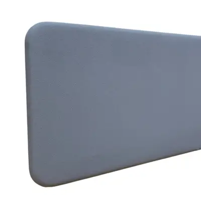 Bordsskärm Abstracta Softline Grå 80×45