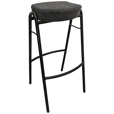 RPG 043205-255516 Barpall Mitab Stack MörkgråSvart Sitthöjd 81cm