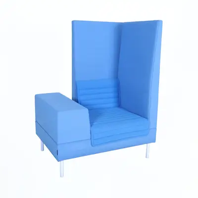 Soffa Offecct Smallroom Plus 1000 Höger Blå