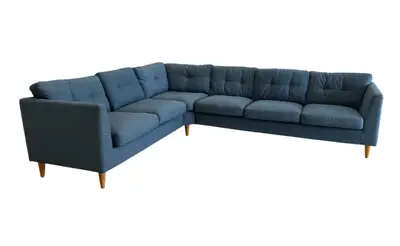 Soffa Blå