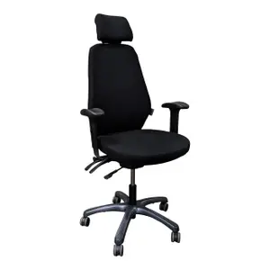 Arbetsstol Toplux Optimum Z Svart