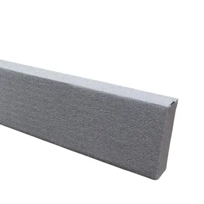 Ljudabsorbent Zilenzio Timber Grå 120×15