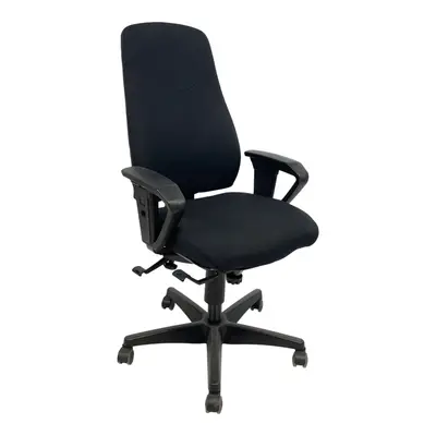 Kontorsstol Kinnarps 6/8000 Hög Omklädd Svart