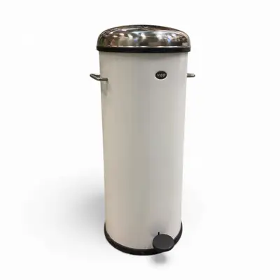 Pedalhink Vipp17 VitBorstat StålSvart