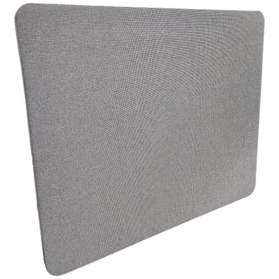 Bordsskärm Lintex Edge Cara Grå/Vit 80x70