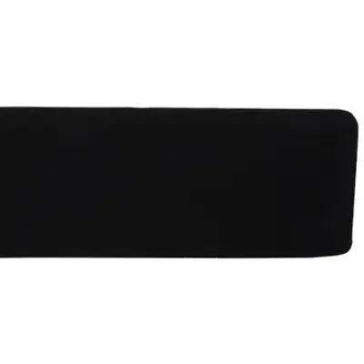 Bordsskärm Abstracta Softline Svart 160×45