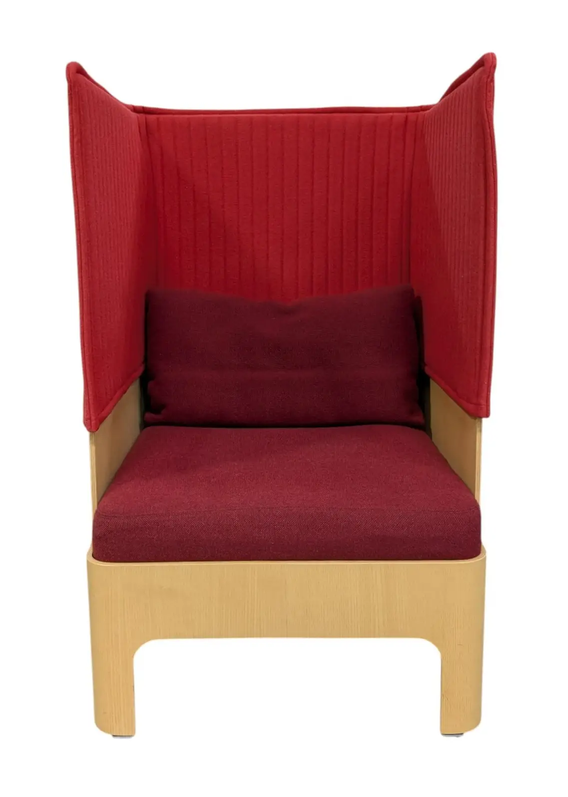 Fåtölj Blå Station Koja High RödVinröd (6)