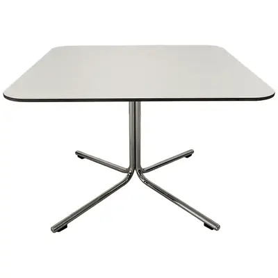 Soffbord Skandiform Aeon VitSvartKrom 66×66