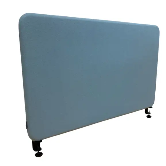 Bordsskärm Abstracta Softline Ljusblå 100×60