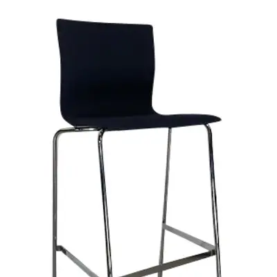 Barstol Materia Adam Svart