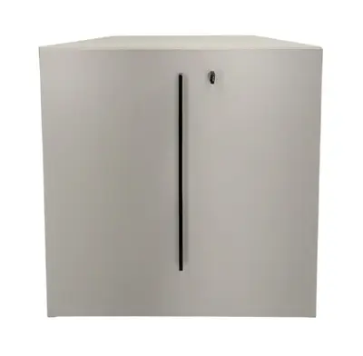 Towerförvaring Höger Låg Vit (2)