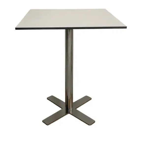 Sidobord VitSvartKrom Ø60 (3)