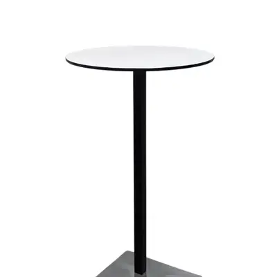 Ståbord Blå Station Level VitSvart ø60 H107 cm