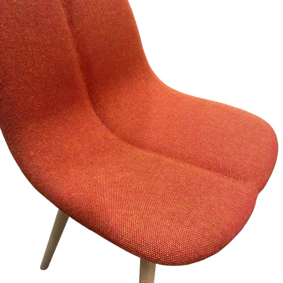 Stol Offecct Duo Wood RödOrange (3)