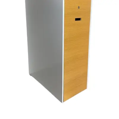 Towerförvaring Edsbyn Ek/Vit Höger