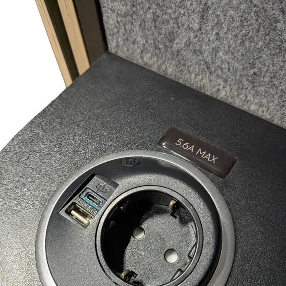 Telefonbås Pod Framery O SvartGrå (3)