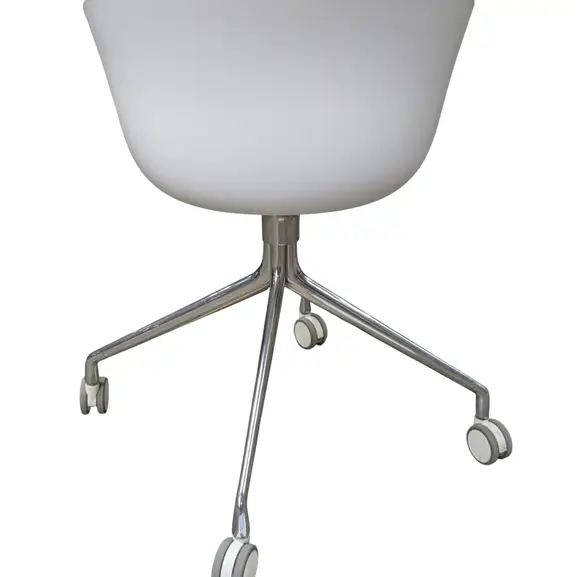 Konferensstol AAC24 Front Upholstery GrönBlåVitKrom (3)