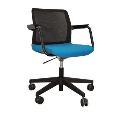 Konferensstol Narbutas Wind TurkosSvart (3)