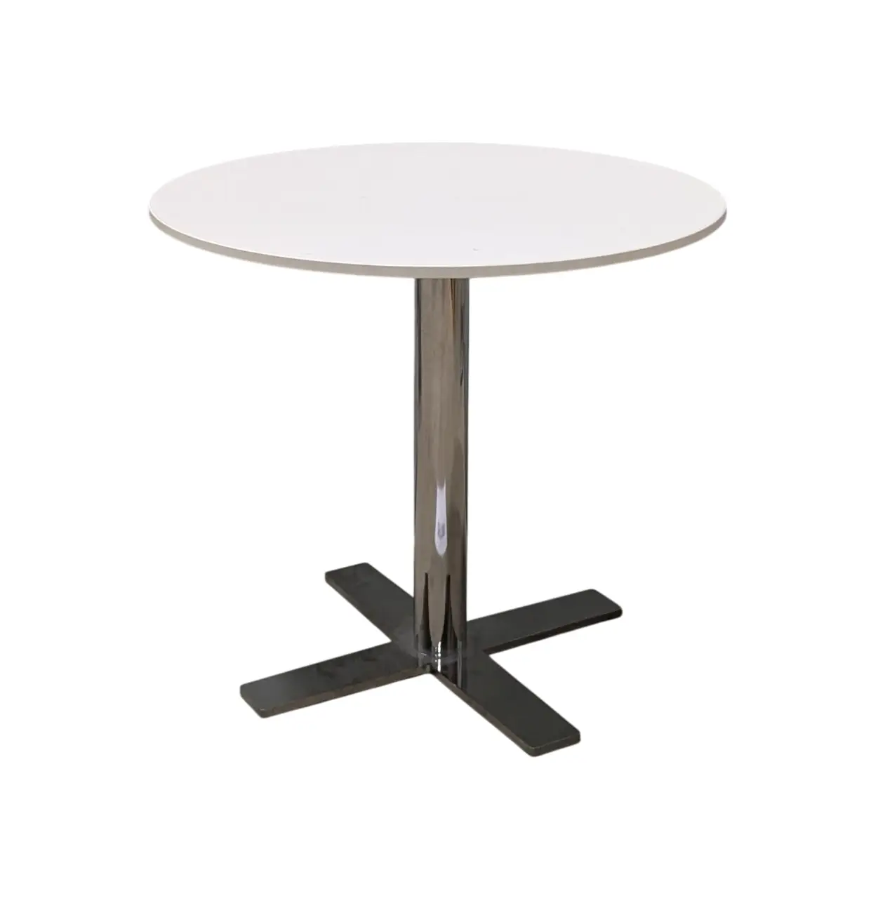 Cafébord EKV Ceasar 4-Kryss VitKrom Ø60