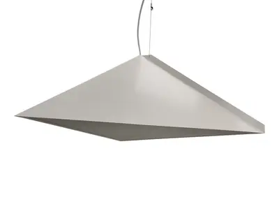 Taklampa Zero Top Vit