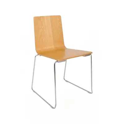 Stol Skandiform Ek/Krom