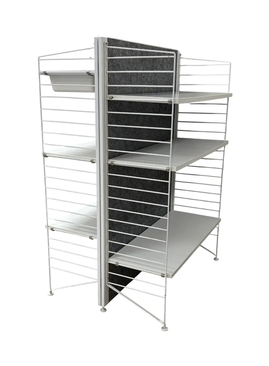 Hylla String Furniture Fristående GråVit (2)