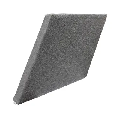Ljudabsorbent Zilenzio Fazett Mörkgrå