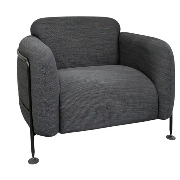 Fåtölj Mass Productions Mega Armchair Mörkgrå (1)