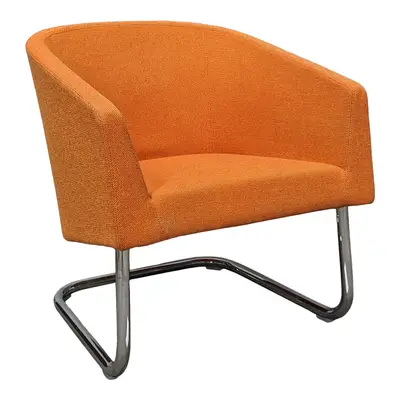 Fåtölj Lammhults Club OrangeKrom (5)