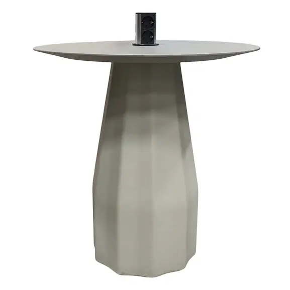 Bord Viccarbe Burin Ø70 Beige (2)