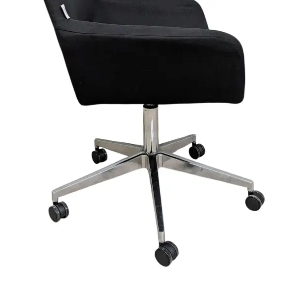 Konferensstol Lotus Furniture Amsterdam MörkgråKrom (3)