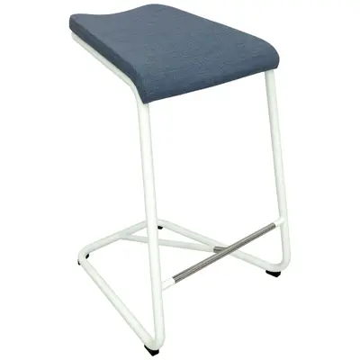 Barpall Lammhults Add Barstool 63 Blå/Vit