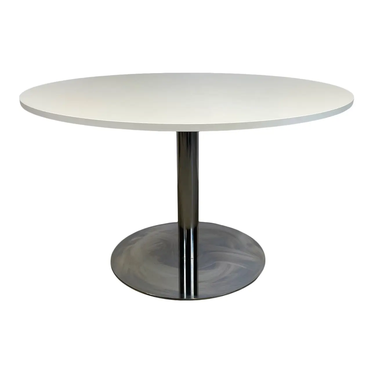 CaféMatbord EFG VitKrom ø120