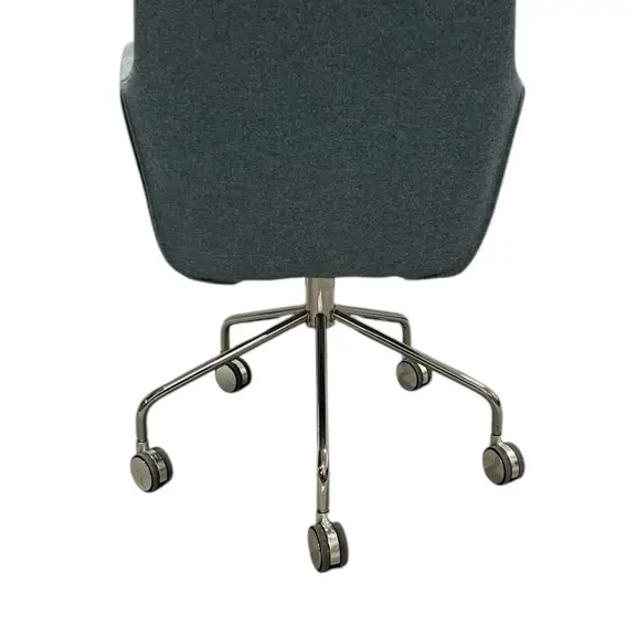 Konferensstol Swedese Happy LjusblåKrom (5)