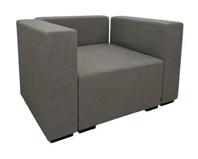 Fåtölj Materia Monolog Grå (2)