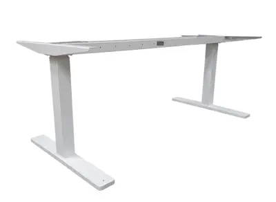 Elskrivbord Kinnarps Oberon Vit 160-180×70-80