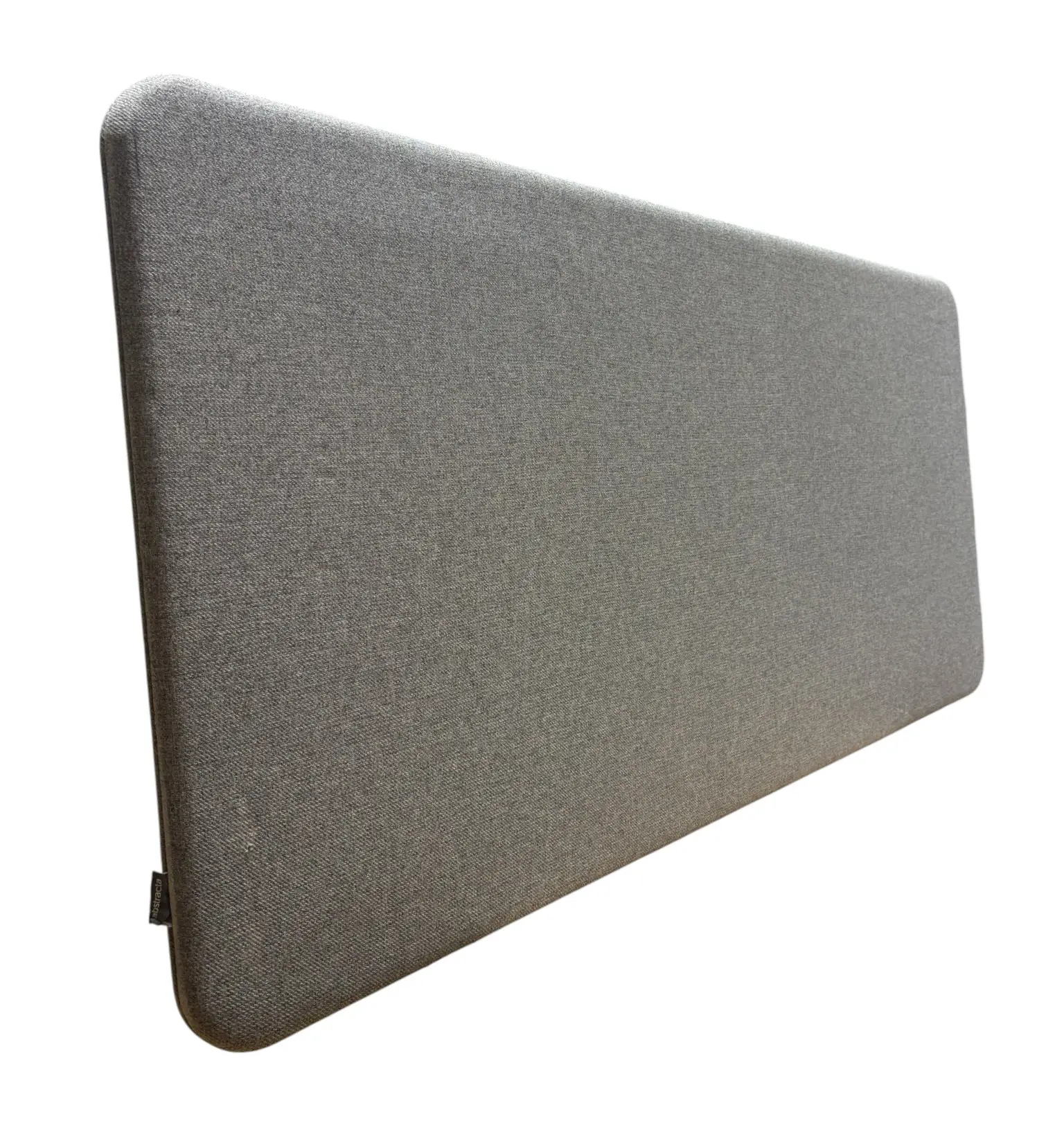 Bordsskärm Abstracta Softline Grå 140×65 (2)