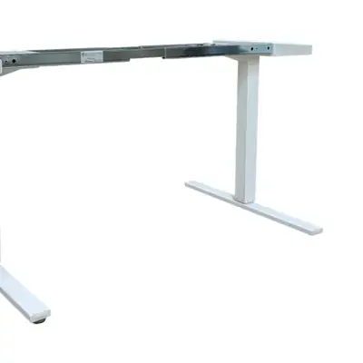 Elskrivbord Kinnarps Oberon Grå 120-180×80