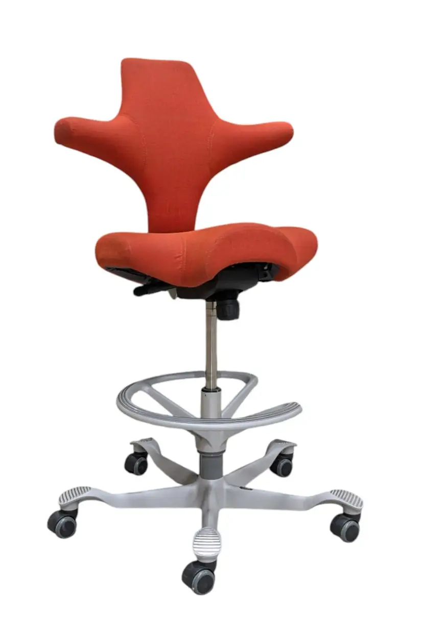Kontorsstol HÅG Capisco OrangeGrå (1)