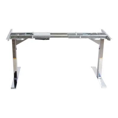 Elskrivbord Swedstyle 2-pelare 120-180x80 krom