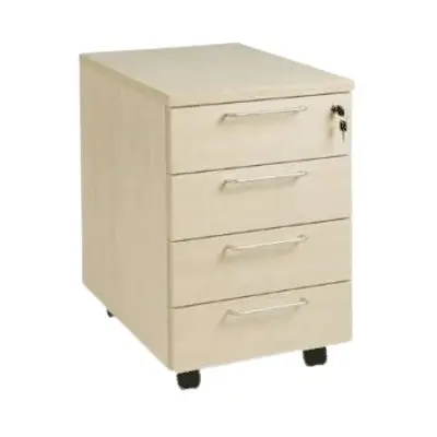 Rullhurts Toplux Economy 4-lådor Björk