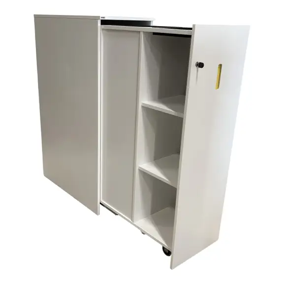 Towerförvaring Edsbyn Dubbelsidig Vit (2)