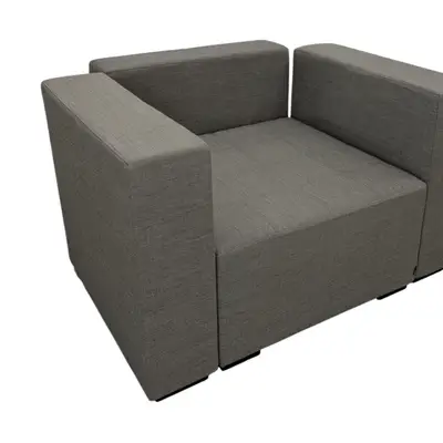 Fåtölj Materia Monolog Grå